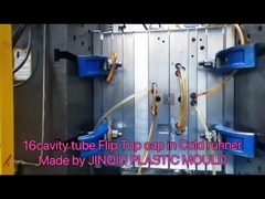 Molde de tapa de doble cavidad para el tubo laminado de semi-corredor caliente