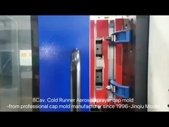 Molde con tapa de rocío de 8 cavidades de 52 mm en el corredor en frío