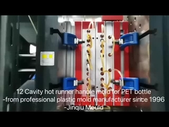 12 cavidades de 88 mm para el molde de manija del corredor semi caliente