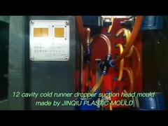 Molde de tubería de 12 cavidades de conductor a frío de goteo en material PP