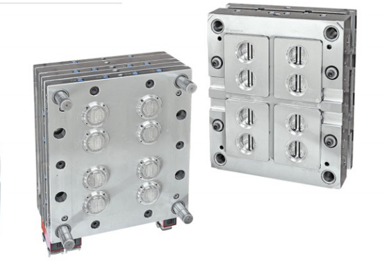 Molde de inyección de tapa de pimiento con doble aleta D65mm en corredor caliente completo para tipos de envases de alimentos